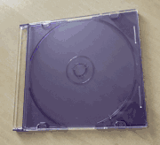 5.2MM SLIM CD CASE WITH PURPLE TRAY, PSC16PURPLE, 200/CASE