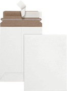 6"X8" LAYFLAT WHITE MAILER W PEEL&SEAL, MAIL6X8 WHT 200/CS