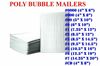 #00 POLY BUBBLE MAILER 5"X9", MADE IN USA 250/CASE SALES #00 POLY BUBBLE MAILER 5"X9", MADE IN USA 250/CASE SALES