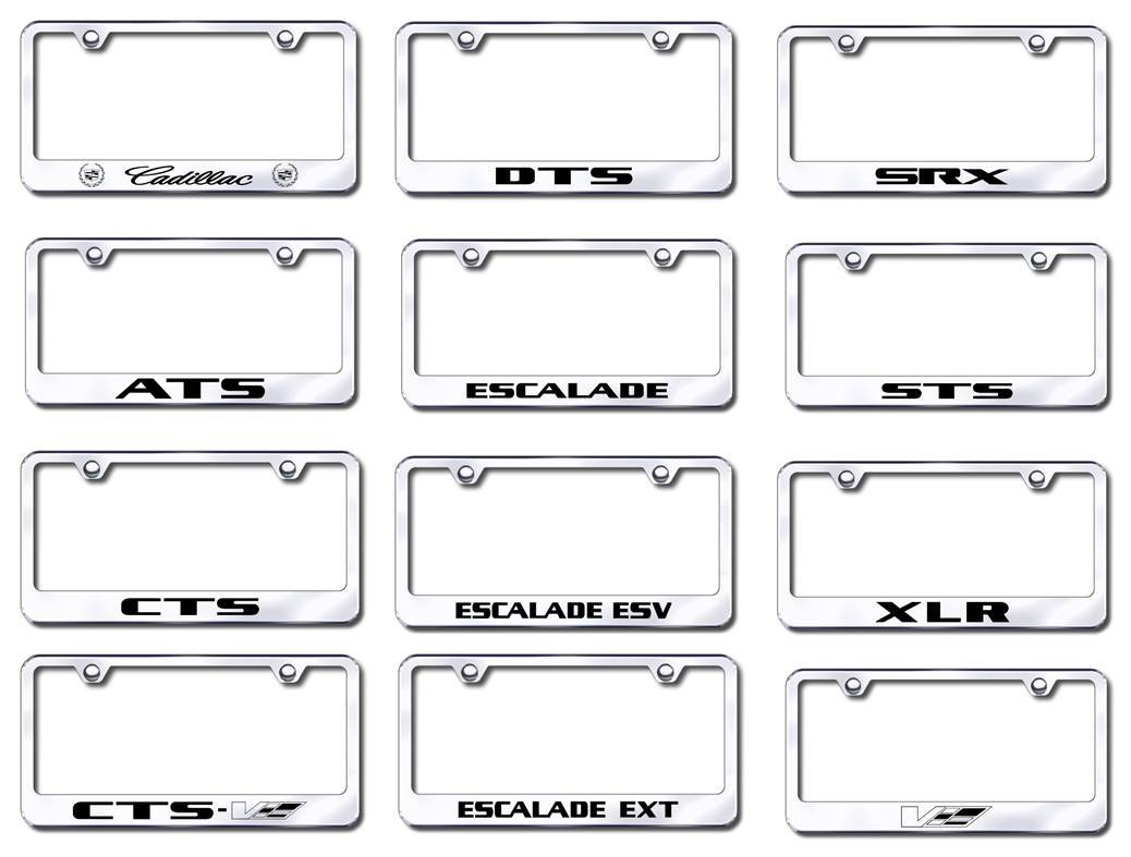Cadillac License Plate Frames All Models