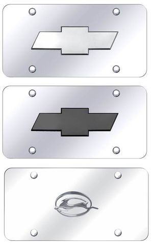 Chevrolet License Plate Logo Tag