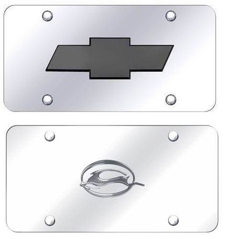 Chevrolet License Plate Logo Tag