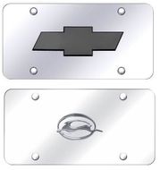 Chevrolet License Plate Logo Tag