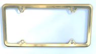 Tesla Logo Black Stainless License Plate Frame (2 Pack) – Includes Screw Caps
