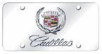 Cadillac Name and Logo License Plate - Old Logo
