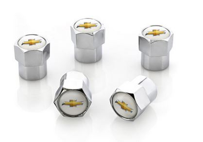 Chevy Gold Bowtie Valve Stem Logo Caps - All Vehicles Chevy Gold Bowtie Valve Stem Logo Caps - All Vehicles