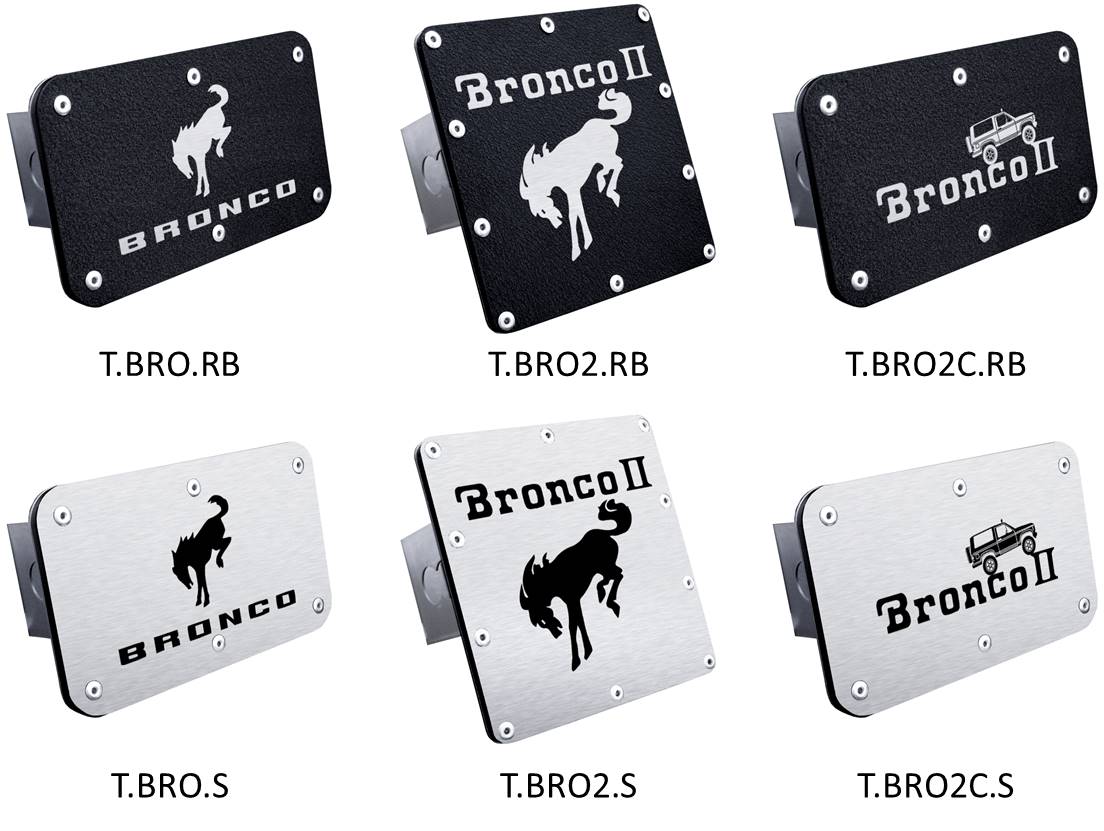Ford Bronco and Bronco II Trailer Tow Hitch Covers 2 Inch Size