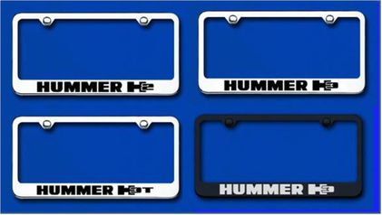 Hummer, H2, & H3 License Plate Frames