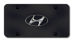 Hyundai Logo License Plates (Vanity Logo Tags) - Black Hyundai Logo License Plates (Vanity Logo Tags) - Black