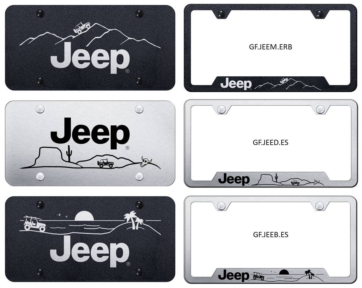 Arriba 48+ imagen wrangler license plate frame Thptnganamst.edu.vn