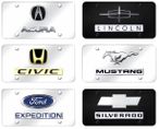 Logo & Name Badge License Plates