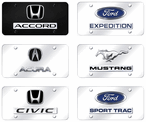 Logo & Name Badge License Plates
