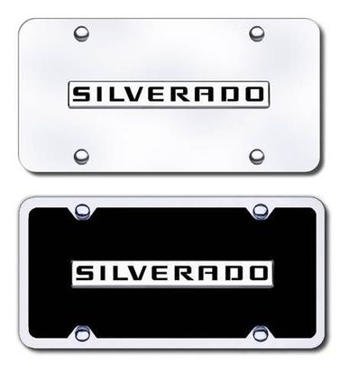 Silverado License Plates (Vanity Logo Tags) Silverado License Plates (Vanity Logo Tags)