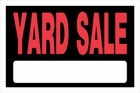 YARD SALE SIGN 8 X 12 PLASTIC YARD SALE SIGN 8 X 12 PLASTIC