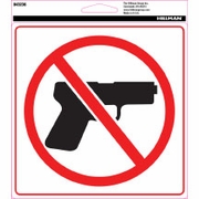 843236 NO GUNS 6 X 6 VINYL