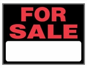 FOR SALE SIGN 15 X 19 PLASTIC
