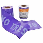 840269 - NO HUNTING/NO TRESPASSING PURPLE BOUNDARY TAPE 3" X 100"