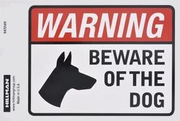 843349 BEWARE OF DOG 4 X 6 SELF ADHESIVE VINYL