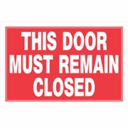 841914 DOOR CLOSED 8 X 12 PLASTIC