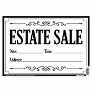 842578 - ESTATE SALE 10 X 14 PLASTIC