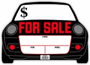 FOR SALE SIGN 10 X 14 PLASTIC