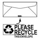 2596 - No. 10 - 4 1/8 x 9 1/2, "Please Recycle" logo 2596 - No. 10 - 4 1/8 x 9 1/2, "Please Recycle" logo