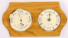 15" Tide Clock/ Barometer Combination