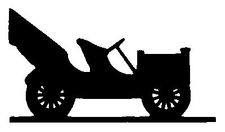 Antique Auto Weathervane (Rooftop Black)