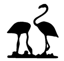 Flamingo Weathervane (Garden Black)
