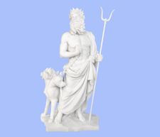 Hades and Cerberus Greek God Statue Figurine Hades and Cerberus Greek God Statue Figurine