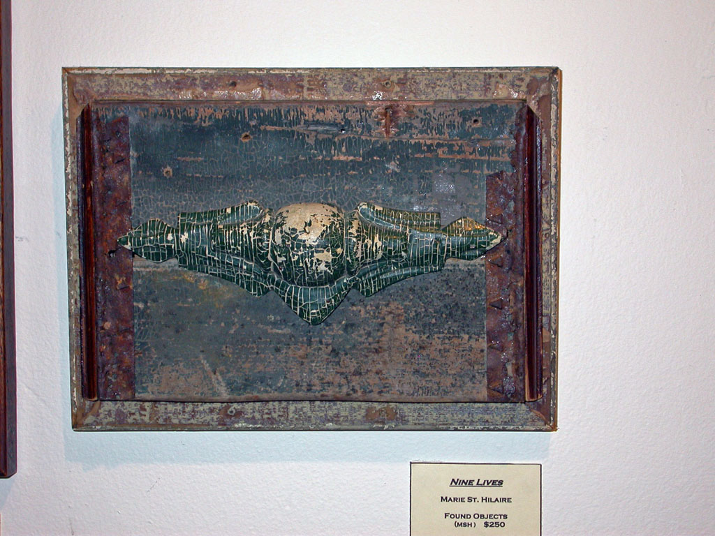 "Nine Lives" original artwork by Marie St. Hilaire