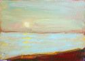 "Twilight Sea" original oil on canvas painting by Michael Rogovsky