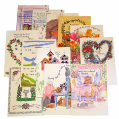 All- Occasion 12 Greeting & 8 Notes Cards Gift Set