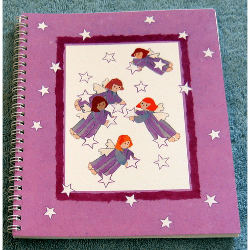Angel Journal with 24 blank pages and scripture
