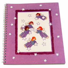 Angel Journal with 24 blank pages and scripture
