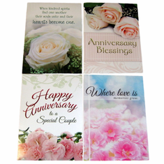Anniversary Blessings - 12 Greeting Cards