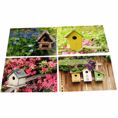 Birdhouse Encouragement - 12 Greeting Cards