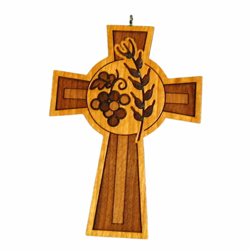 Bread & Wine Large Cross-7C-L