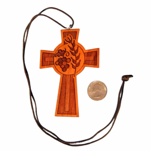 Bread & Wine Ritual Cross Necklace -7C-L