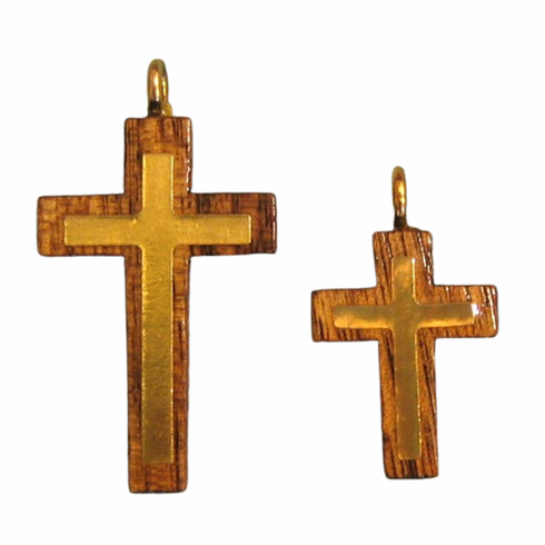 Cross On Cross-Varnished Black Walnut