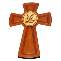 Dove 5 &1/4" Wood Wall Cross