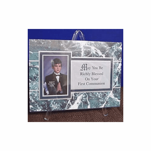 First Communion Plaque--Richly Blessed
