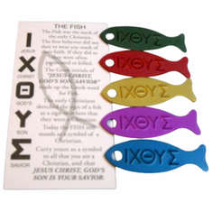 Fish - Pack of 10-Anodized-Assorted Colors