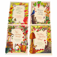 Garden Blooms -Get Well-12 Cards