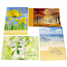 Get Well Thoughts- 12 Greeting Cards
