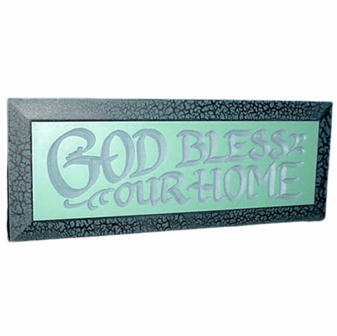 God Bless Our Home--Plaque