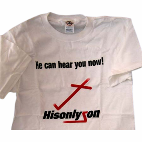 He Can Hear You-T-Shirt-2XLarge