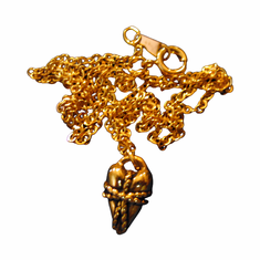 Heart With Rope Around-Pendant