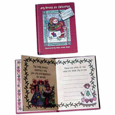 Joy Notes At Christmas-A Book-Card
