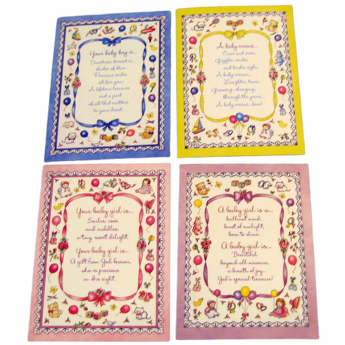 Little Miracles Baby Greeting Cards- Box of 12